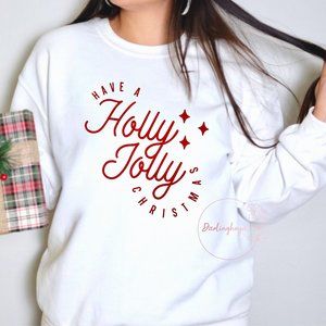 Holly Jolly Unisex Graphic Crew Neck Sweatshirt